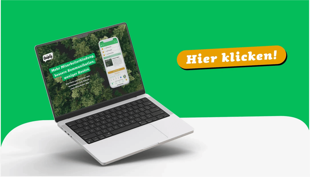 Mehr Mitarbeiterbindung weniger Kosten mit Quiply MitarbeiterApp
